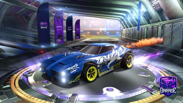 A Rocket League car design from Rpllnts