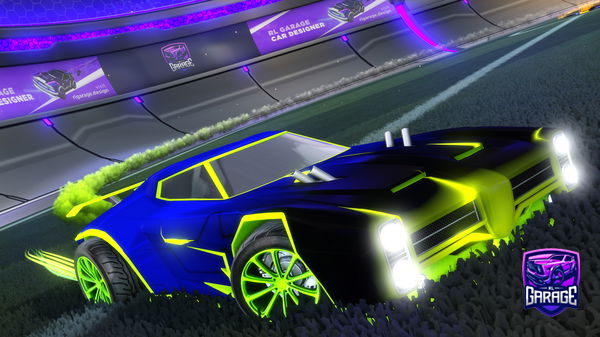 A Rocket League car design from HarbingerGXT