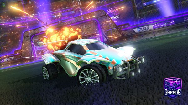 A Rocket League car design from Skedkniv