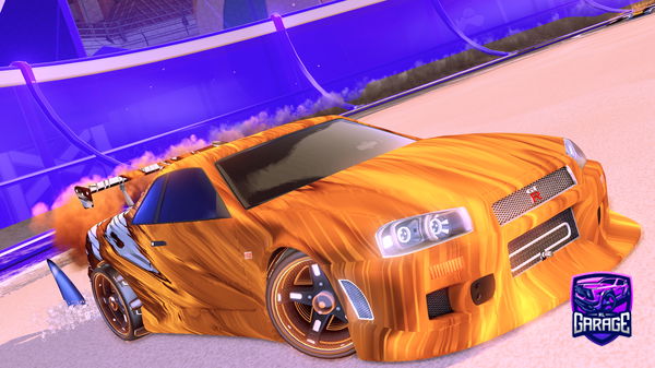 A Rocket League car design from Psycho-_-Demonz