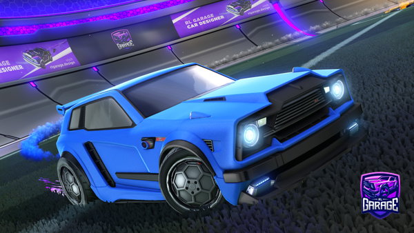 A Rocket League car design from PhotoHoagie