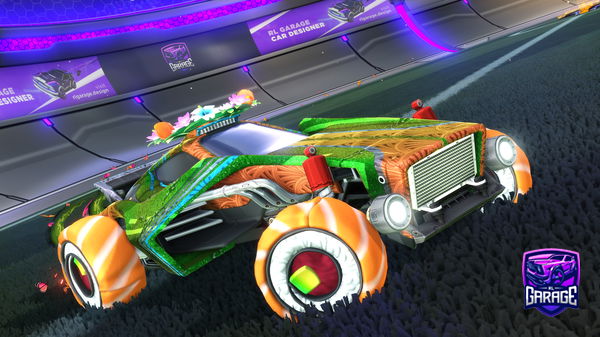 A Rocket League car design from pixl_