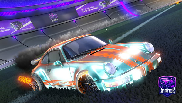 A Rocket League car design from Dhalhyv