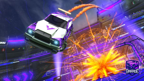 A Rocket League car design from darcuess