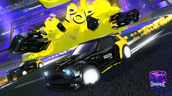 A Rocket League car design from Nerfado