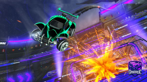 A Rocket League car design from Aeroy