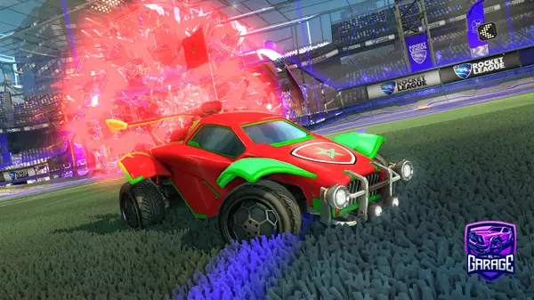 A Rocket League car design from Jaydee1aye