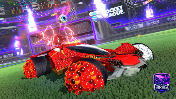 A Rocket League car design from Funkraven