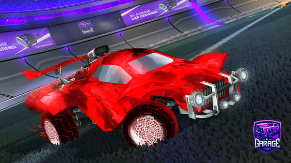 A Rocket League car design from namemane143