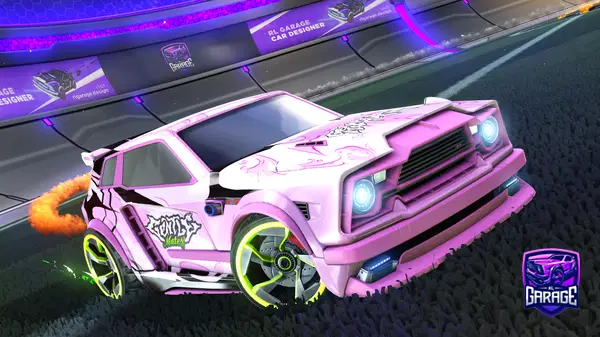 A Rocket League car design from izakux-_-