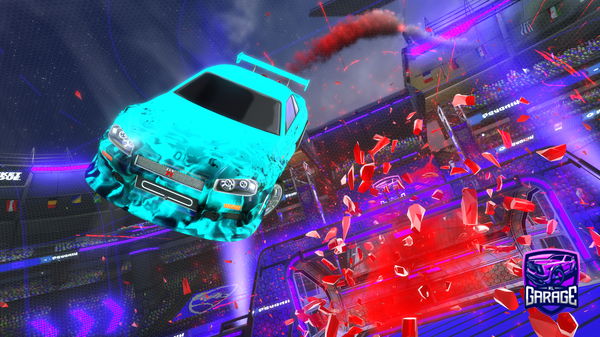 A Rocket League car design from grkd