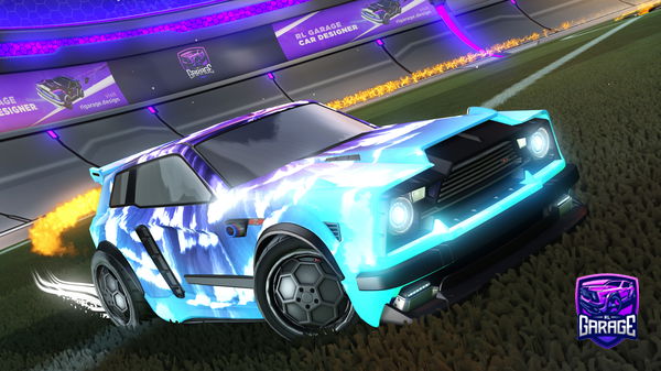 A Rocket League car design from Outburst