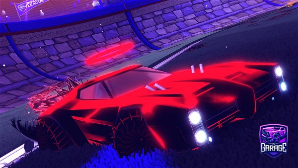 A Rocket League car design from Wh1teR4in