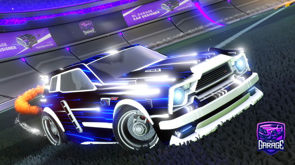 A Rocket League car design from JojoGooo