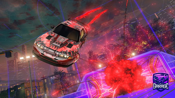 A Rocket League car design from Ripperatschool