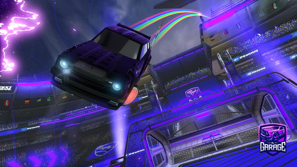 A Rocket League car design from fireball999