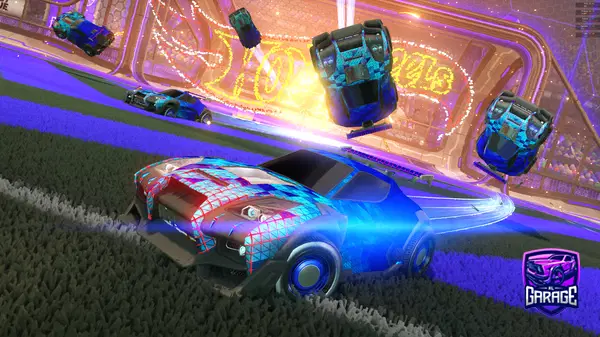 A Rocket League car design from Mazda3