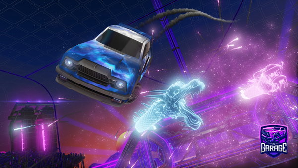 A Rocket League car design from Croument