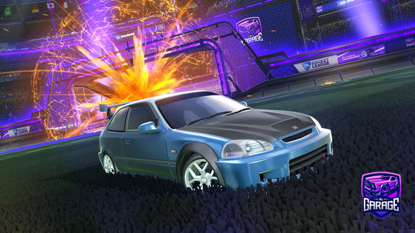 A Rocket League car design from tchap