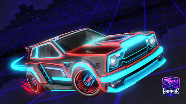 A Rocket League car design from XxNOS303xX