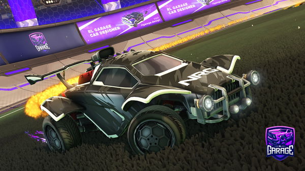 A Rocket League car design from Crayonzs