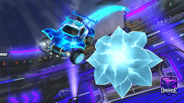 A Rocket League car design from yanel