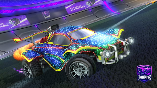 A Rocket League car design from r0maS_RL