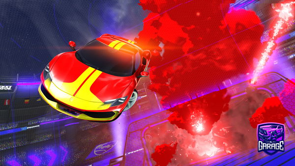 A Rocket League car design from fnktss