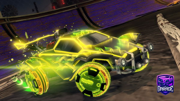 A Rocket League car design from GH0ST85O