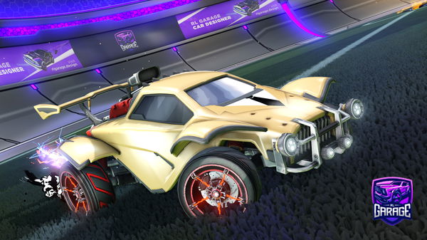 A Rocket League car design from Adamemmet