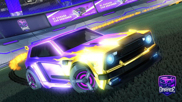 A Rocket League car design from M4T7y