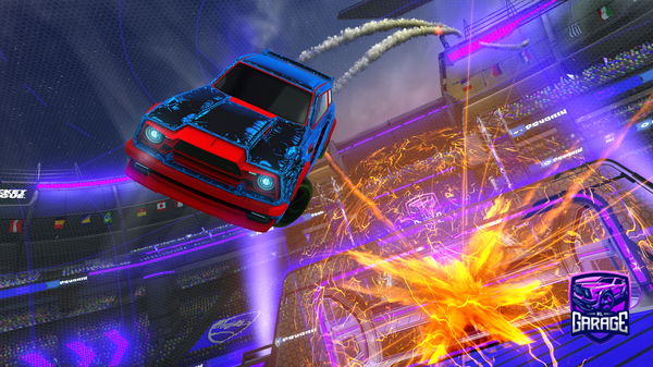 A Rocket League car design from ItsMetricAU