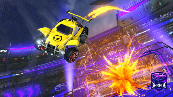 A Rocket League car design from KimaKami