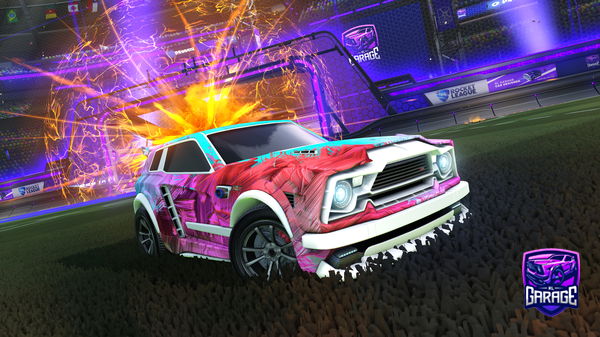 A Rocket League car design from Master6409