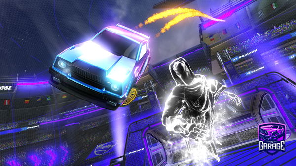 A Rocket League car design from Ghosty01