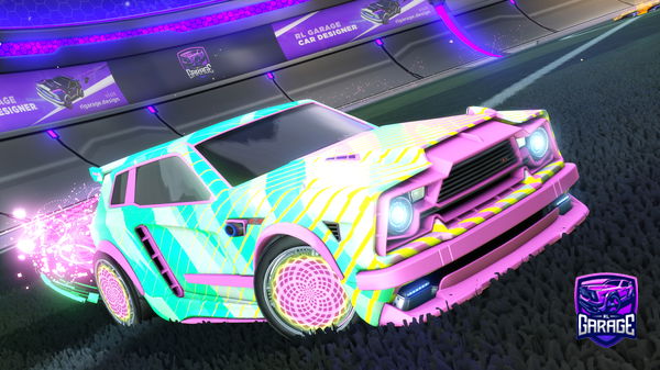 A Rocket League car design from HagardNebula