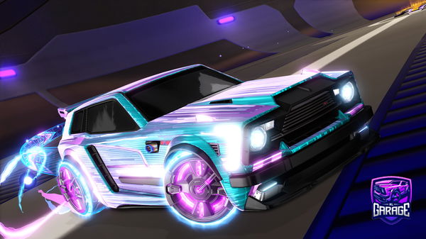 A Rocket League car design from Sp3nc3r9456