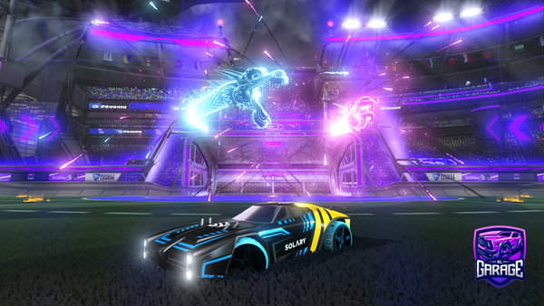 A Rocket League car design from Wiltrak