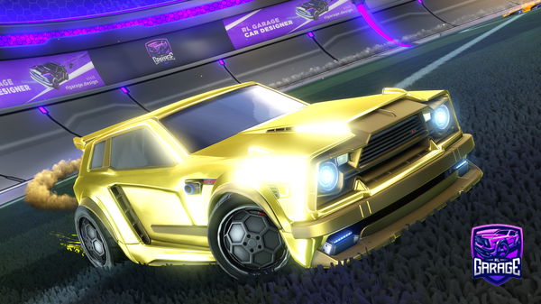 A Rocket League car design from FuzzyPotato7824
