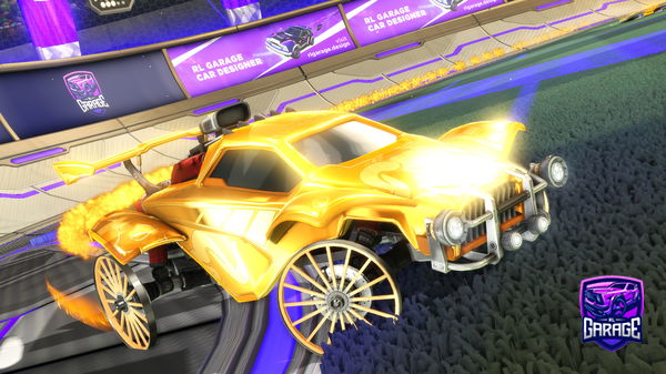 A Rocket League car design from Lesserevol