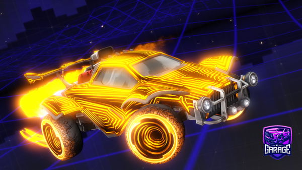 A Rocket League car design from FUSIONFLARE