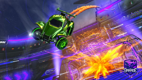 A Rocket League car design from TTV_Msspeedy57