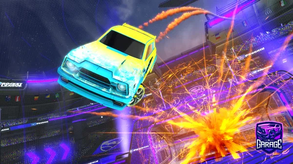 A Rocket League car design from hsjfjsjnsnd