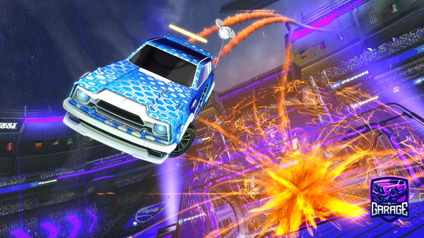 A Rocket League car design from teloph
