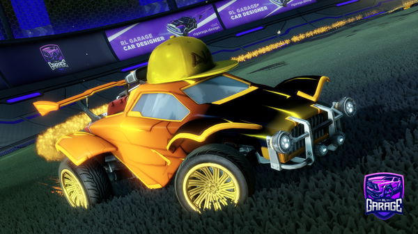 A Rocket League car design from Mrcarr2007