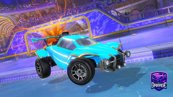 A Rocket League car design from Ging74