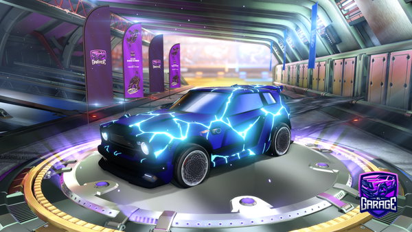 A Rocket League car design from wolfplaz