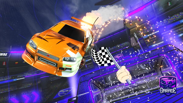 A Rocket League car design from delta_HHH