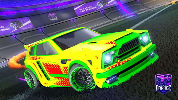 A Rocket League car design from gavrad1000