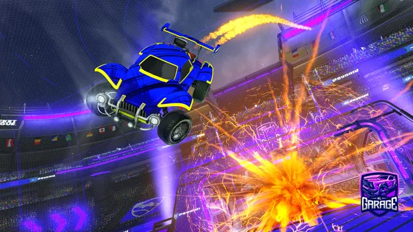 A Rocket League car design from tooblandi